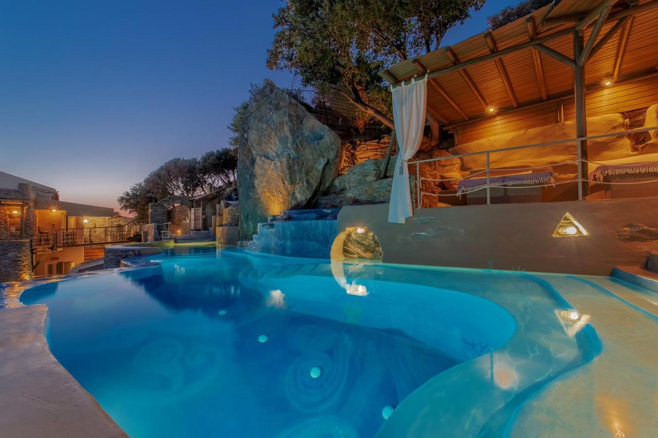 אפרטהוטל Agia Eleousa Aegean Castle Andros - Adults Only מראה חיצוני תמונה