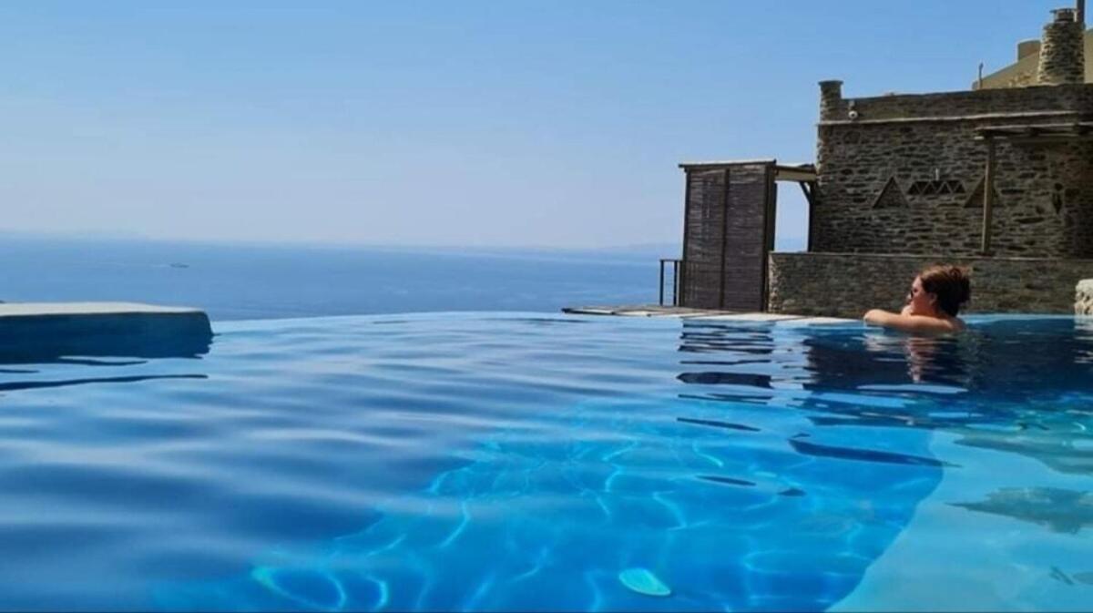 אפרטהוטל Agia Eleousa Aegean Castle Andros - Adults Only מראה חיצוני תמונה