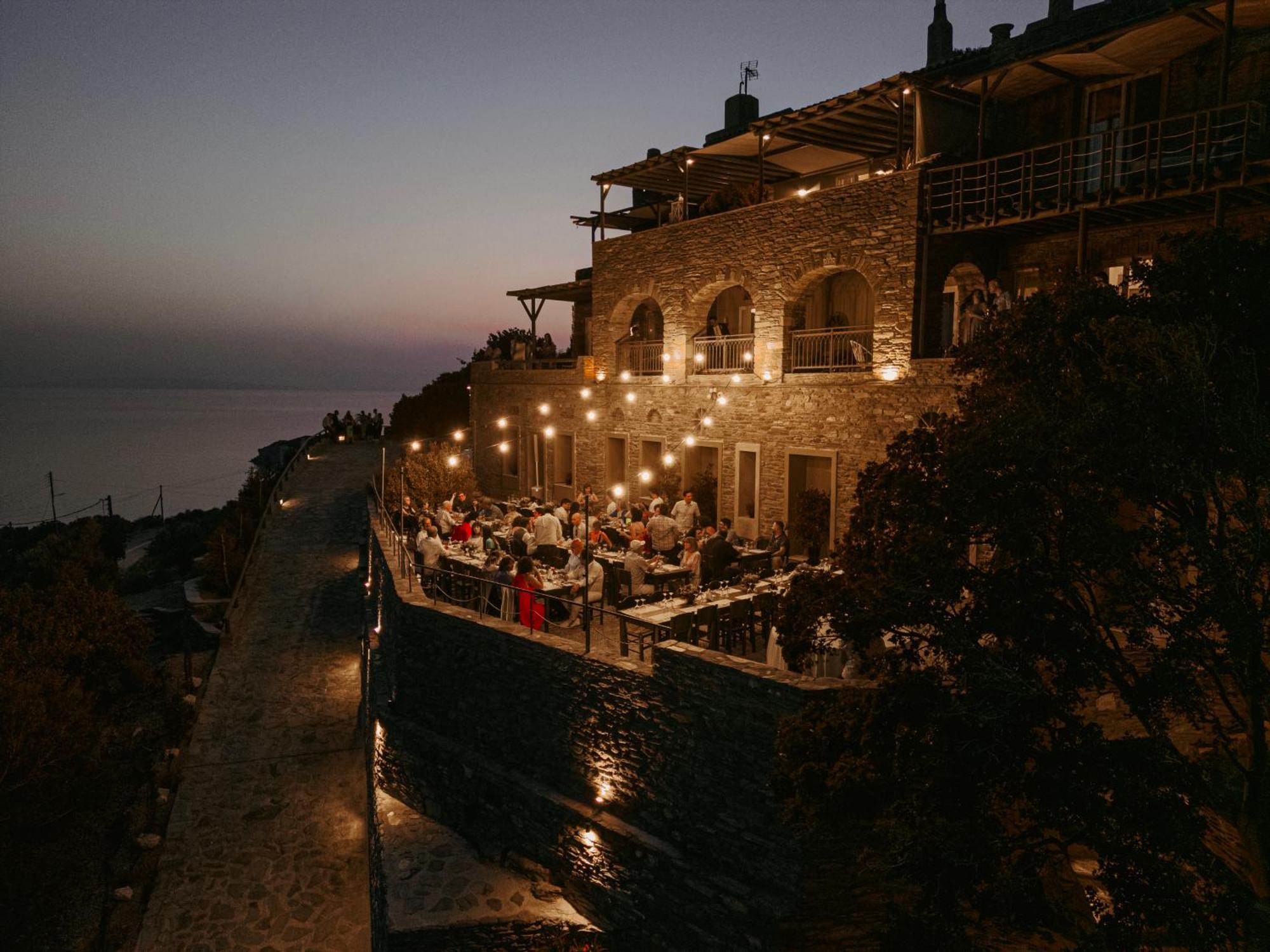 אפרטהוטל Agia Eleousa Aegean Castle Andros - Adults Only מראה חיצוני תמונה