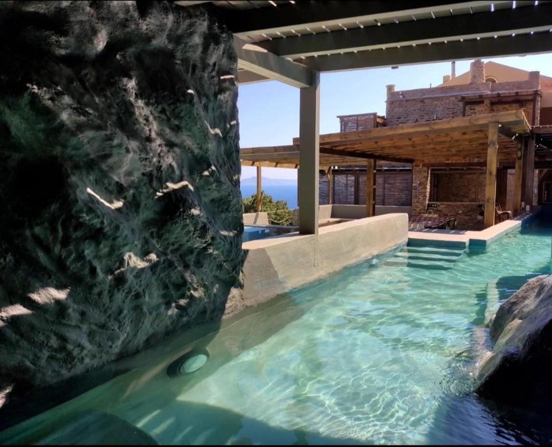 אפרטהוטל Agia Eleousa Aegean Castle Andros - Adults Only מראה חיצוני תמונה
