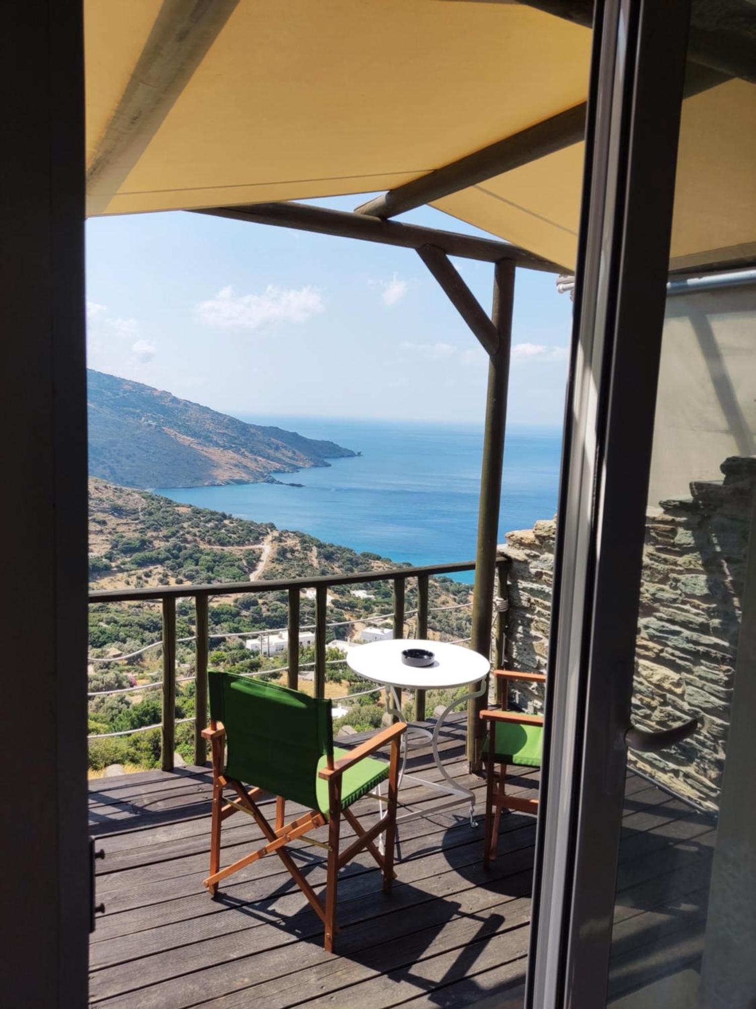 אפרטהוטל Agia Eleousa Aegean Castle Andros - Adults Only חדר תמונה