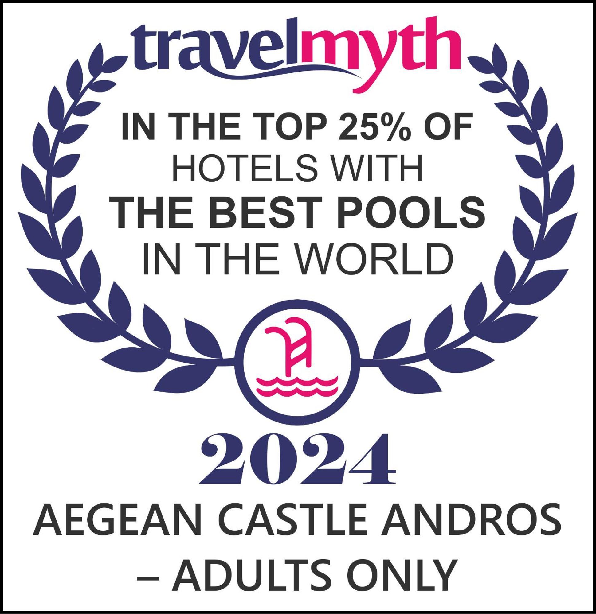 אפרטהוטל Agia Eleousa Aegean Castle Andros - Adults Only מראה חיצוני תמונה